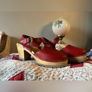 Mia shoes high heel Swedish clogs